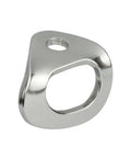 Heavy Duty Stainless Steel Climbing Bolt Hanger Anchor Rated Tough At 26KN Corrosion Proof Hardware close-up angle showing rounded design.