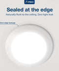 Bulk 24 Count 5 By 6 Inch Led Disk Lights With Smart Dimming Controls For Seamless Flush Mount Ceiling Disc Swap Featuring Crisp Warm White Glow And No Sweat Setup On Any Old Recessed Housing - Flush mount design with zero edge leakage.