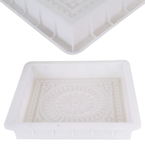 DIY Stepping Stone Molds For Concrete Stamp Set Reusable Plastic Molds For Patio Garden Path Walkway Pavers
