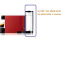 Replacement Water Tank And Lid For Coffee Machines Compatible With Nespresso U Series C50 D50 Reservoir Cover With Clear Water Level Scale For Easy Brews And Odorless Safe Materials shown attached to a red coffee machine.