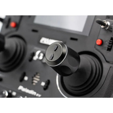 Close-up of the Badass Paladin Ev Rc Transmitter Joystick with Hall Sensor Gimbals for precise control.