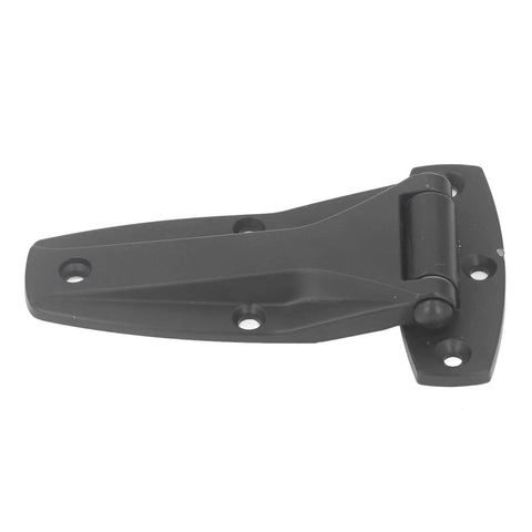 Soft Close T Hinge Zinc Alloy T Strap Hinge black universal design for toolbox and car door durable easy install quiet operation