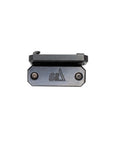 External Forend Weight Kit For M-LOK Rails, 12 Oz Nitride Coated Carbon Steel, front view showing mounting detail.