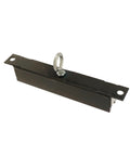 AM3 RM100C Magnet Catch Industrial Type With Mounting Holes Powder Coated Black Finish 6 Inch Length 100 Pound Holding Capacity