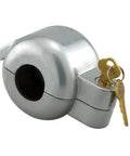 Door Knob Lock-Out Device For Privacy, Diecast Construction In Gray Finish, Mounts Over Knob To Block Keyhole Access, Single Pack view