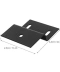 Heavy Duty Z Shaped Corner Brace For Sink And Bathroom Cabinets Iron Material With Water And Vapor Resistance Rugged Furniture Support