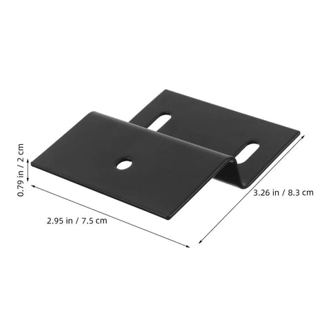 Heavy Duty Z Shaped Corner Brace For Sink And Bathroom Cabinets Iron Material With Water And Vapor Resistance Rugged Furniture Support