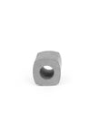 Six Millimeter Hole Power Feed Contact For EDM Wire Cutting Machines Tungsten Steel YG3 12x12x15mm Size 6mm Bore Gray 18g Weight Model 34as648qo415