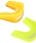 Sports Mouth Guard For Youth And Adults Double Sided Gum Shield in yellow and neon green for high intensity sports protection.