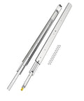 Beefy 60 Inch Heavy Duty Drawer Slides With Locking Full Extension Side Mount Ball Bearing Rails 500 Lb Capacity Galvanized Finish For Rust Resistance