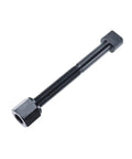 Close-up of a threaded rod from the 5 Piece Bushing Remover And Installer Kit For BMW Suspension Rear Ball Joint And Bushing Tool.