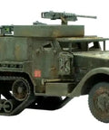 US Army M3A1 Half Track Scale Model Kit For Bolt Action War Gaming One To Fifty Six Scale 28mm Plastic Highly Detailed WWII Miniature