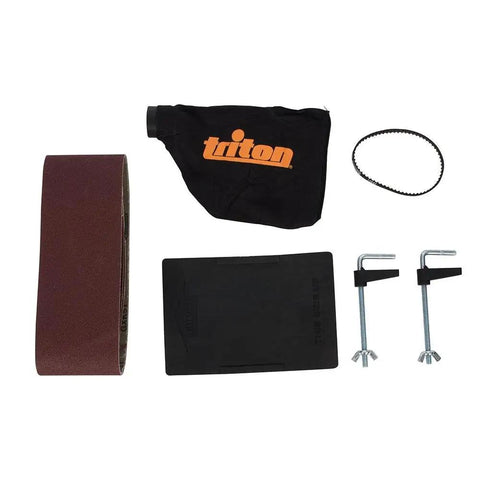 Orange Palm Sander With Flush Edge Sanding, Rubber Overmold Grip For Maximum Control, Belt Tracking Adjustment To Center The Belt, Compact Lightweight Design That Fits In Your Hand, Dust Extraction For A Cleaner, Safer Workspace
