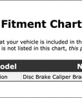 Fitment chart for Upgrade Your Front Disc Brake Caliper Pin Kit For Ford Fusion 2006 To 2012 Featuring High Octane Quality And Rock Solid Performance To Keep You Rolling Smooth And Safe On The Streets! Ford Fusion 2006-2012