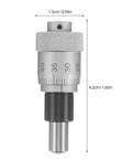 Scratch Resistant Micrometer Head Stainless Steel With Modular Interfaces For Industrial Metrology Tools Machinist Grade For Bore Hole And Thread Measurements Manual Slide Operation Repeatable Performance In High Volume Machining, 4.2cm x 1.5cm