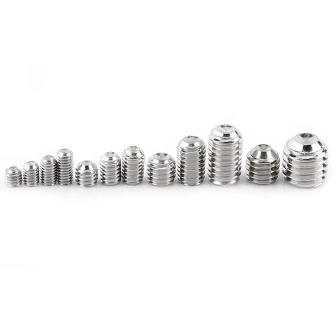240Pcs 304 Stainless Steel Hex Socket Cap Set Screws Kit With Allen Keys Storage Case Corrosion Resistant Machine Fasteners For DIY Automotive Repair High Quality Rust Proof Bolts Solid Hardware Bundle To Nail Down A Gnarly Job Fast, assorted stainless steel set screws