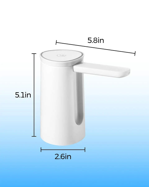 Foldable Water Dispenser for 5 Gallon Bottles With USB Charging and Auto Switch, Rechargeable Battery, One Touch Pump.