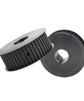 Heavy Duty Steel Timing Pulley With 25 Teeth For HTD 8M Belt System, showing 25 teeth design and 28mm bore for power transmission.