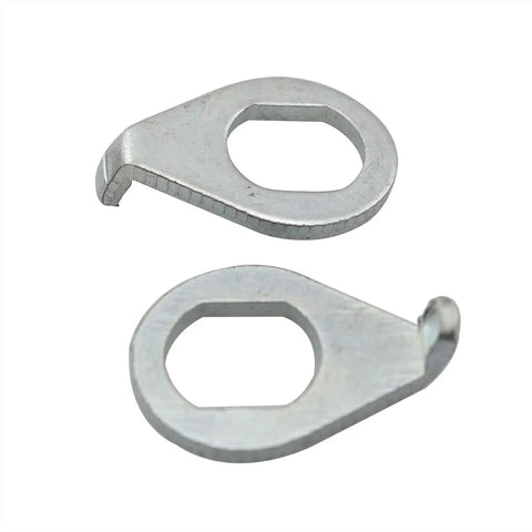 2 Pack Bike Wheel Hub Hook Washers Retaining Clips For Front Wheel Durable Steel Silver