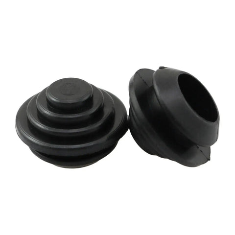Close-up of 20Pcs Black Conical Cable Glands Set For Metal Electrical Enclosures And Cable Sleeves Waterproof And Dustproof Rubber Seals