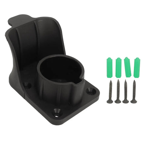 Heavy Duty Ev Charger Dock With Sae J1772 Type One Connector Mount Bracket with screws and anchors for secure installation.