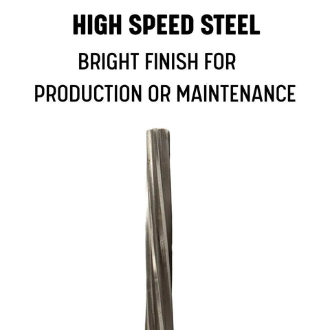 Boss-Level 7/0 High Speed Steel Taper Pin Reamer With Spiral Flute For Shop-Ready Projects And All-Day Grinding Runs That Absolutely Nail Uncoated Steel Precision