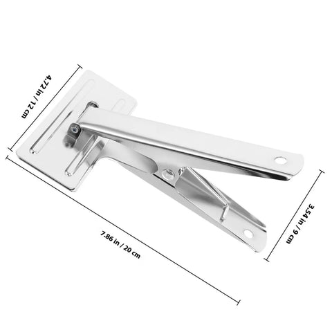 Heavy Duty Metal Sewing Bed Cloth Clamps For Hemming And Fabric Quilting Workholding Tools That Grip Tight Don't Slip On Any Garment Cutting Project, silver metal clamp with wide jaw and precise dimensions.
