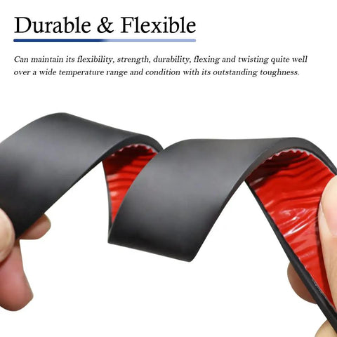 Adhesive Backed Neoprene Rubber Strips For DIY Gaskets And Seals, Heavy Duty Self Adhesive Sheets bending demonstration