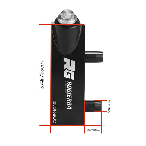 Thermal Bypass Valve For 6L80 Transmission Direct Replacement For 2014 To 2018 Chevy Silverado GMC Sierra 1500 Tahoe Escalade Yukon 4.3L 5.3L 6.2L V8 Engine Replaces OE 125068000 For Your Ride, black metal valve with size markings
