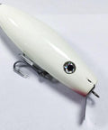 Glowing 4.5 Inch Wood Lure With Stainless Diving Lip Minnow Plug Basewood Basswood Build For Saltwater Action 1.76 Oz