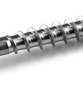 Single stainless steel pocket hole screw 2-1/2 inch coarse thread Maxi Loc head for outdoor woodworking, softwood, plywood projects.