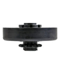 Top Notch Heavy Duty Centrifugal Clutch For Go Kart, 10 Tooth Sprocket shown from the side, featuring a steel build for power transfer.