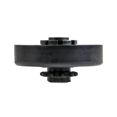 Top Notch Heavy Duty Centrifugal Clutch For Go Kart, 10 Tooth Sprocket shown from the side, featuring a steel build for power transfer.