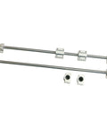 High Precision Linear Guide Rail Kit With 12mm Optical Axis And SCS12UU Bearing Block Plus SK12 Shaft Support, rods and mounts