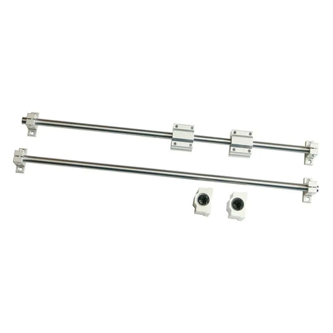 High Precision Linear Guide Rail Kit With 12mm Optical Axis And SCS12UU Bearing Block Plus SK12 Shaft Support, rods and mounts