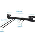Heavy Duty Garage Ski Storage Rack Wall Mount Holds Up To 10 Pairs Of Skis And Snowboards, metal organizer with hooks