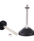 Top Tier Adjustable Leveling Feet Four Pack Swivel Base Furniture Glide Pads With Articulating Lathe Legs for stability.