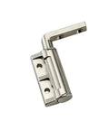 Ball Bearing Door Hinges Heavy Duty Zinc Alloy Right Hand With Two Point Three Nm Torque Smooth Operation For Indoor Outdoor Residential And Commercial Doors Tough As Nails Built To Last For Daily Use, close-up view showing metal finish and screw holes