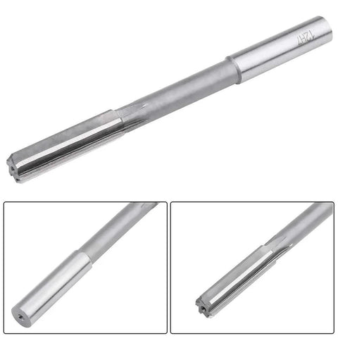 10pc set of HSS H7 reamers; silver steel with long shank and fluted cutting end