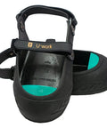 Heavy Duty Safety Overshoes with Steel Toe Caps and Titanium Aluminum Alloy Toe Caps, XL Size, Green, double strap