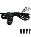 Three In One Motorcycle Handlebar Switch With Headlight Horn And Turn Signals Easy On Off Controller For Motorbike E Bike And E Scooter