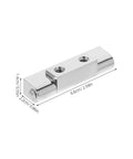 Heavy Duty Zinc Alloy Corner Cabinet Hinge For Industrial Cabinets And Cupboards Easy Install Metal Hinge displayed with dimensions
