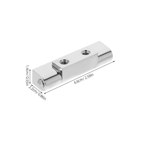 Heavy Duty Zinc Alloy Corner Cabinet Hinge For Industrial Cabinets And Cupboards Easy Install Metal Hinge displayed with dimensions