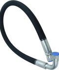 Rock Solid Heavy Duty Oil Hose For Screw Air Compressor built with seamless design, flexible black tubing, and durable metal fittings.