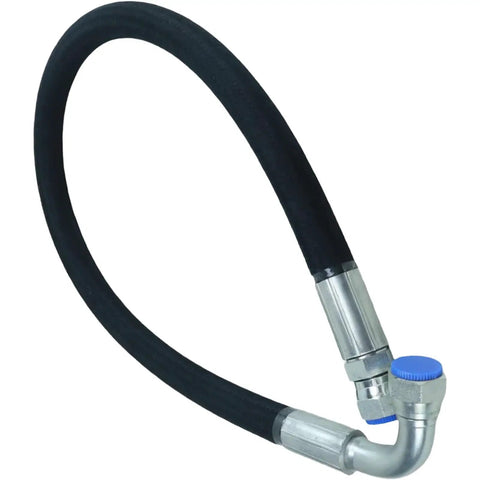 Rock Solid Heavy Duty Oil Hose For Screw Air Compressor built with seamless design, flexible black tubing, and durable metal fittings.