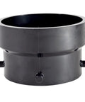 Termination Adapter 3 Inch Bayonet To 3 Inch Hub Black For RV Sewer Hose Connections And Cap Universal Fit PVC Model T1029 2