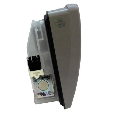Side view of Genuine OEM Detergent Dispenser Assembly Gray For Dishwashers Direct Replacement For 00645208 Easy Install