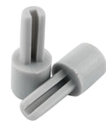 Potentiometer Extension Knobs 25mm Plastic 4 Pack For Mixers Audio Consoles And Electric Guitars Gear No Slip Grip Shaft Extensions For 6mm Pot Shafts Durable Easy Access Long Lasting, gray plastic knob close-up