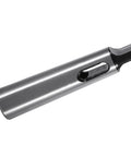 Morse taper drill sleeve adapter MT1 to MT2, metal cylindrical chuck sleeve with side slot.