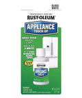White Appliance Touch-Up Paint Brush-On Acrylic Lacquer for Stoves, Refrigerators, and Laundry Appliances, High-Gloss Finish, Quick-Dry Chip Repair Kit in 0.6 oz Bottle